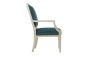 Grey Fawn Print Arm Chair
