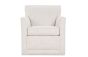 Taupe Upholstered Swivel Chair