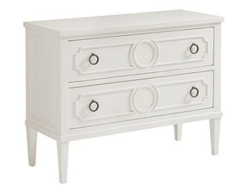 2 Drawer Tapered Leg Chest