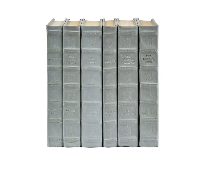 Light Blue Leather Bound Book