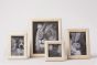 5” x 7" White Carved Bone Frame