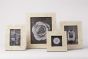 5” x7” White Criss-Cross Frame