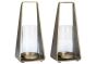 Brass Aluminum & Glass Lantern