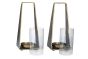 Brass Aluminum & Glass Lantern