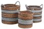 Small Neutral Patterned Basket