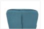 Gold and Blue Velvet Chair