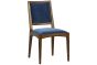 Indigo Blue Velvet Dining Chair