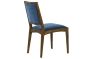 Indigo Blue Velvet Dining Chair