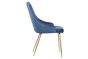 Gold and Indigo Blue Chair