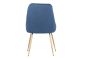 Gold and Indigo Blue Chair