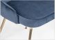 Gold and Indigo Blue Chair