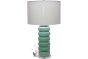 Turquoise Glass Lamp