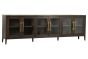 Dark Stain & Brass Sideboard