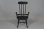 Sleek Black Arm Chair
