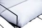 Off White & Black Two Seat Sofa