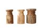 8" Found Wood Candle Holder