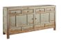 Distressed Gray Blue Sideboard