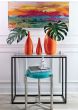 Large Sleek Orange Vase