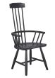 Sleek Black Arm Chair