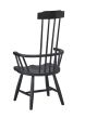 Sleek Black Arm Chair