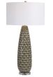 Charcoal Gray Tile Design Lamp
