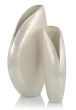Large Angular Top Pearl Vase