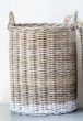 Large Rattan Basket with Handle