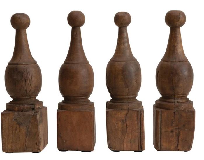 Reclaimed Wood Finials