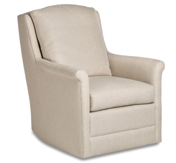 Linen Modern Arm Swivel Chair