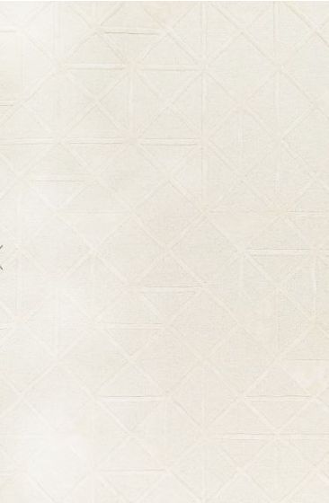 Light Grey & Cream Pattern Rug