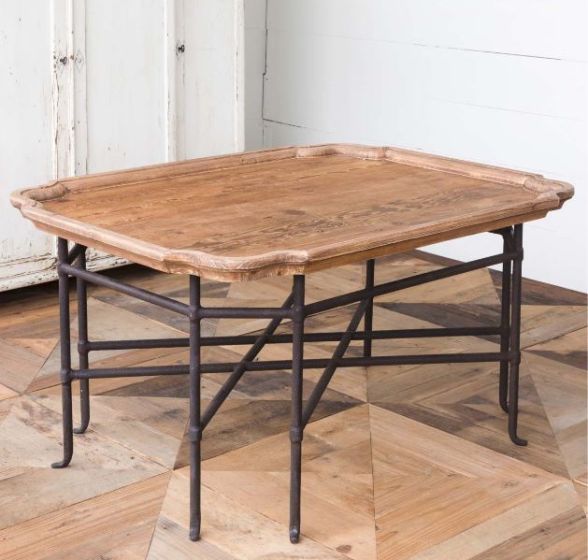 Wood & Metal Coffee Table
