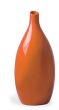 Large Sleek Orange Vase