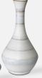 Large Ivory & Blue Vase