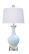 Porcelain White Rain Vase Lamp