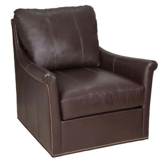 Cocoa Swivel Chair & Ottoman