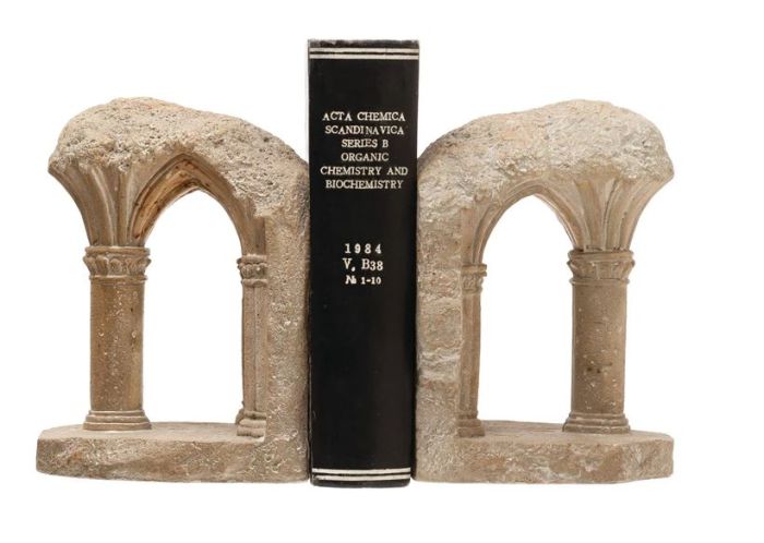 Distressed Archway Bookends