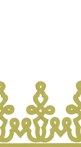 Green Passementerie Guest Towel