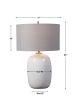 Simple Ivory Drip Glaze Lamp