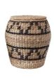 Large Rattan & Abaca Basket