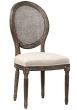 Dark Cane Back Dining Chair