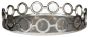 19"Round Nickel Finish Tray