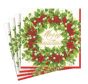 Holly & Berry Wreath Napkins