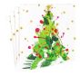 Splatter Tree Cocktail Napkin