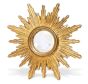 Decorative Gold Sunburst Mirror