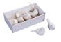 Set of 6 Cream Birds in Box