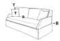 Max Natural 2OVER1 Sofa