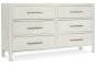Serenity Six Drawer Dresser