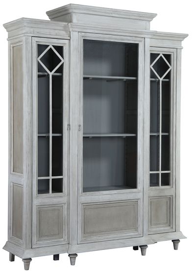 Three Door White Cabinet