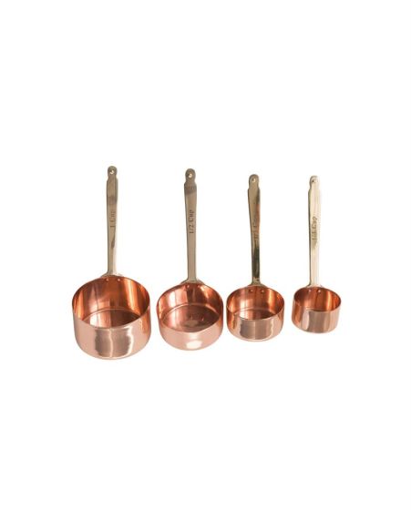 Copper and Brass Measuring Cups