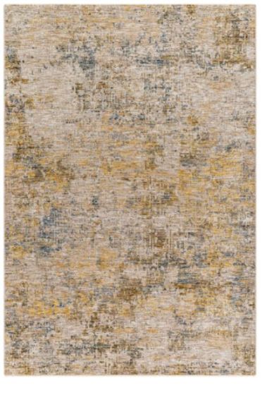 Blue, Mustard & Brown Rug